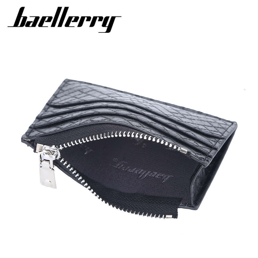 Baellerry New Men's Multi-Card Slot Thin Durable PU Coin Purse Holder Convenient Card Sleeve