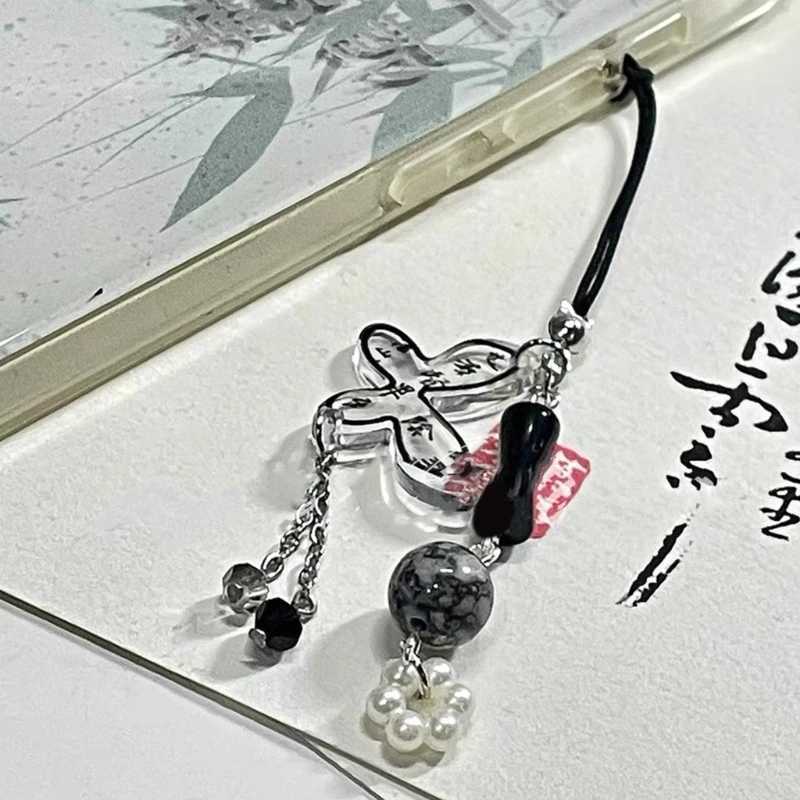 Delicate Anti-lost Lanyard Key Chain Bag Backpack Decoration Unique Multi- Hanging Pendant CellPhone Charm Accessories W250604