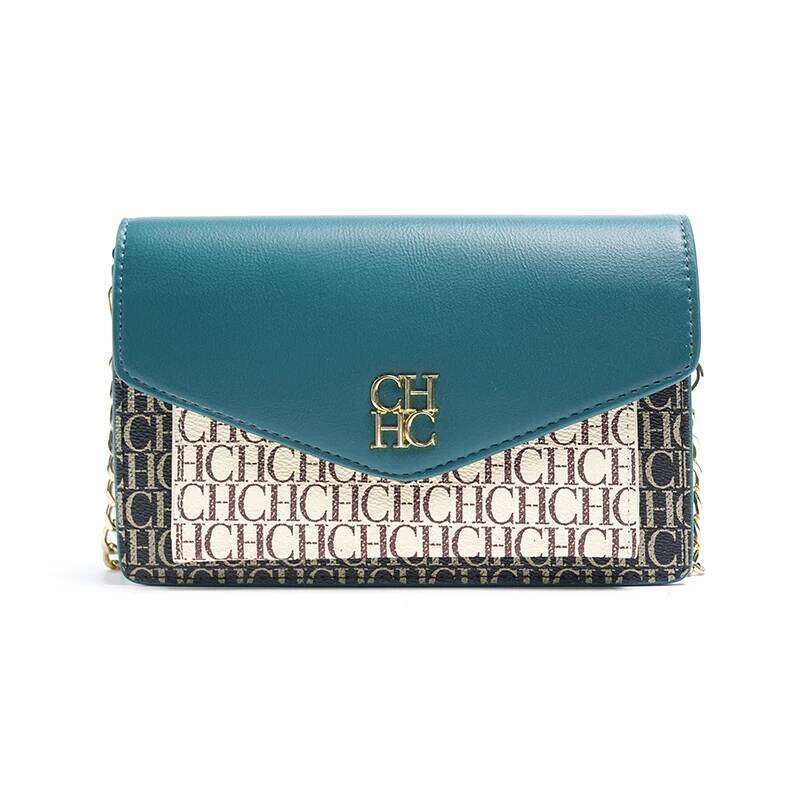 CH Crossbody Letter Printing Design Elegant Fashion Light Brand Women's Niche Trend Chain Buckle Bag