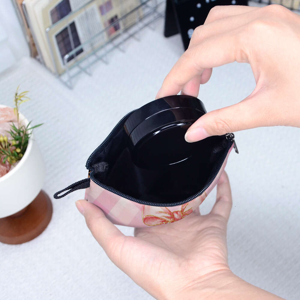 Butterfly Festival Cherry Purse Cute Full Version Pink Cartoon Portable Coin Storage Mini Lipstick Bag