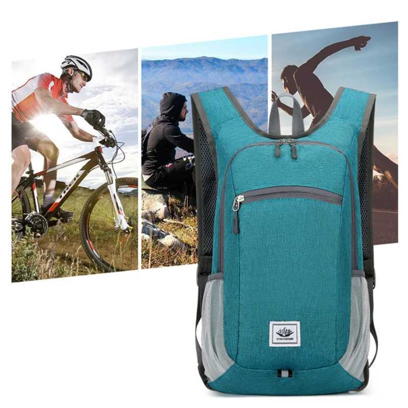 20L Portable Foldable Backpack Men Women Ultralight Casual Folding Bag Outdoor Climbing Cycling Hiking Knapsack Travel Daypack W250603