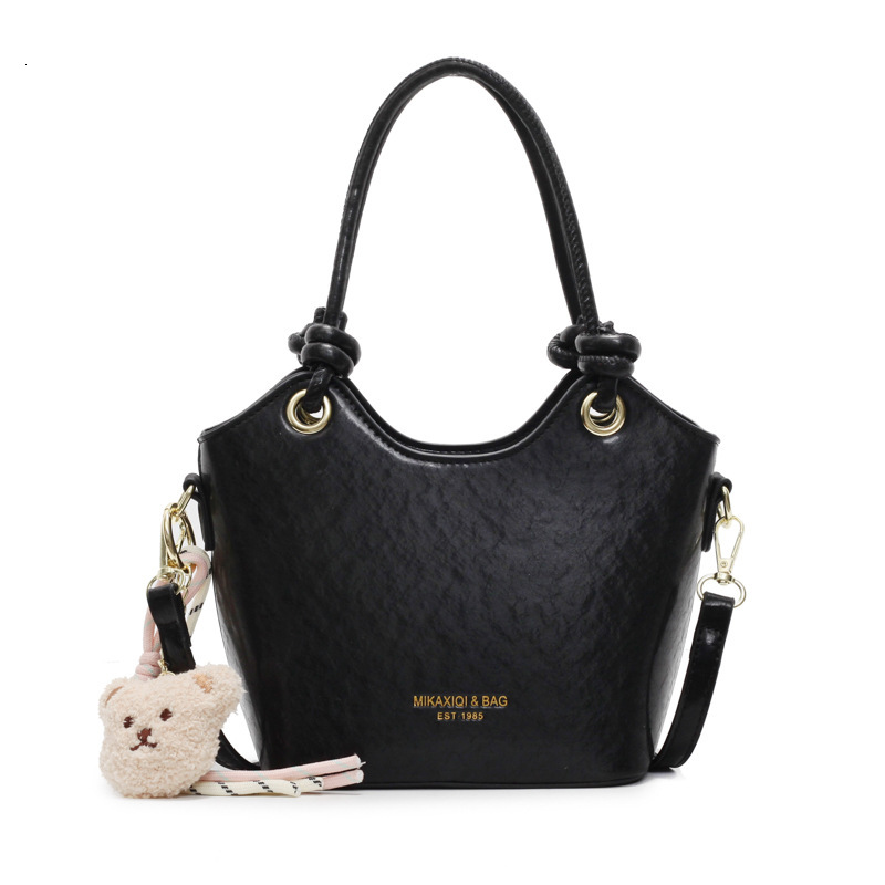 designer Korean Style Fashion Simple Handheld Bucket Bag for Women 2025 Spring Summer New Trend Commuter Casual Versatile Shoulder Crossbody Bag