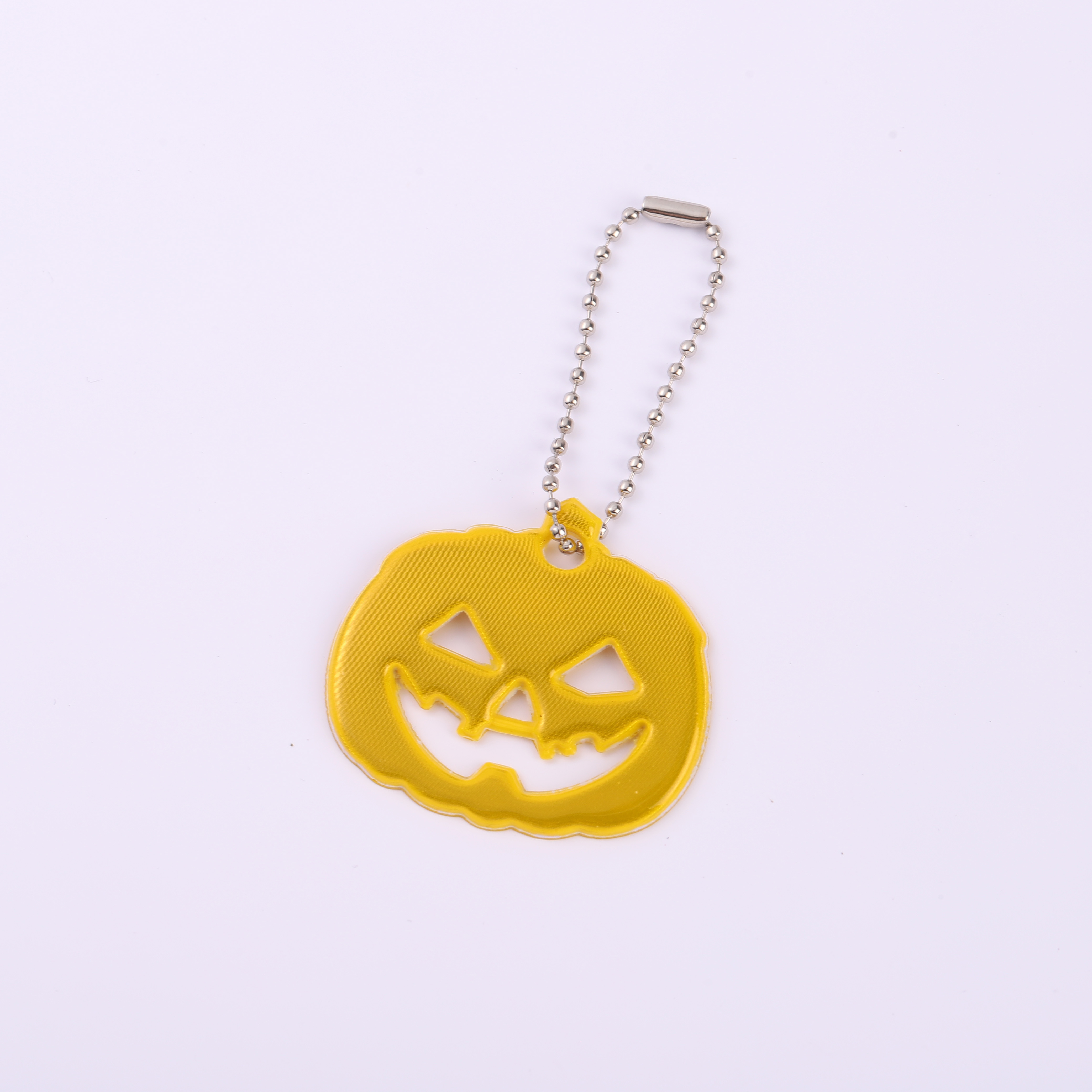 Halloween-Themed Pumpkin Nightlight Hanging Decoration with Creative Reflective Design