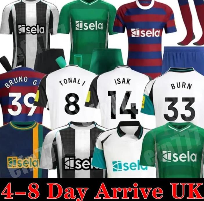 25 26 ISAK newcastl e soccer jerseys CARABAO united Special Edition burn 2025 2026 BARNES BRUNO G. Gordon MURPHY TONALI Football Shirt Home fans Player PRE MATCH