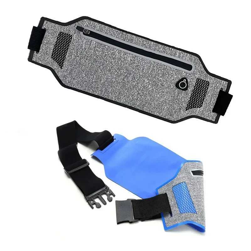 Professional Sport Running Waist Belt with Hidden Pouch Mobile Phone Holder Gym Fitness Running Belt Waist Pack for Men and Women W250604