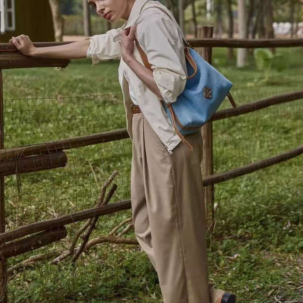 Women's Bags Designer Women's Bags Designer Kasile New Style Songtao Hobo Underarm Denim Jeans Niche Design Simple Large Capacity Single Sho