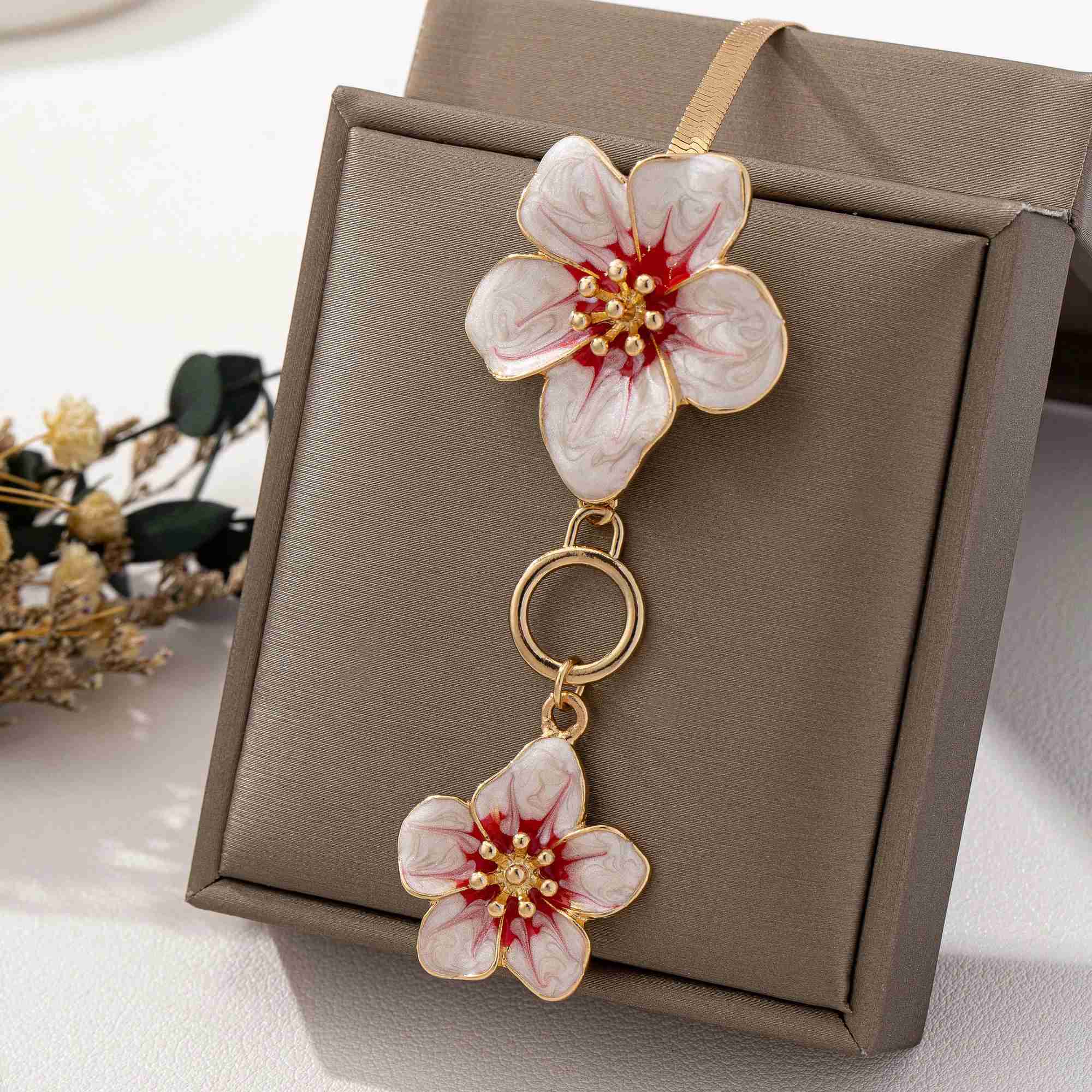 European and American punk style metal alloy fashionable color enamel glaze flower anklets beach travel vacation jewelry W250604