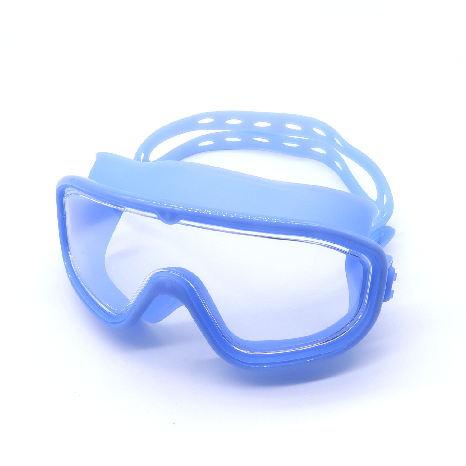 Waterproof Anti-Fog HD Adult and Children Large Frame Silicone Swimming Goggles Set