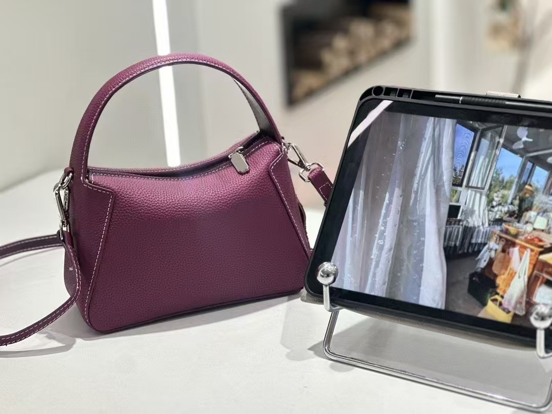 New Fashion Shoulder Slant Small Square Bag, Genuine Leather Women's Bag, niche designer Dumpling Bag, Women's Shoulder Bag