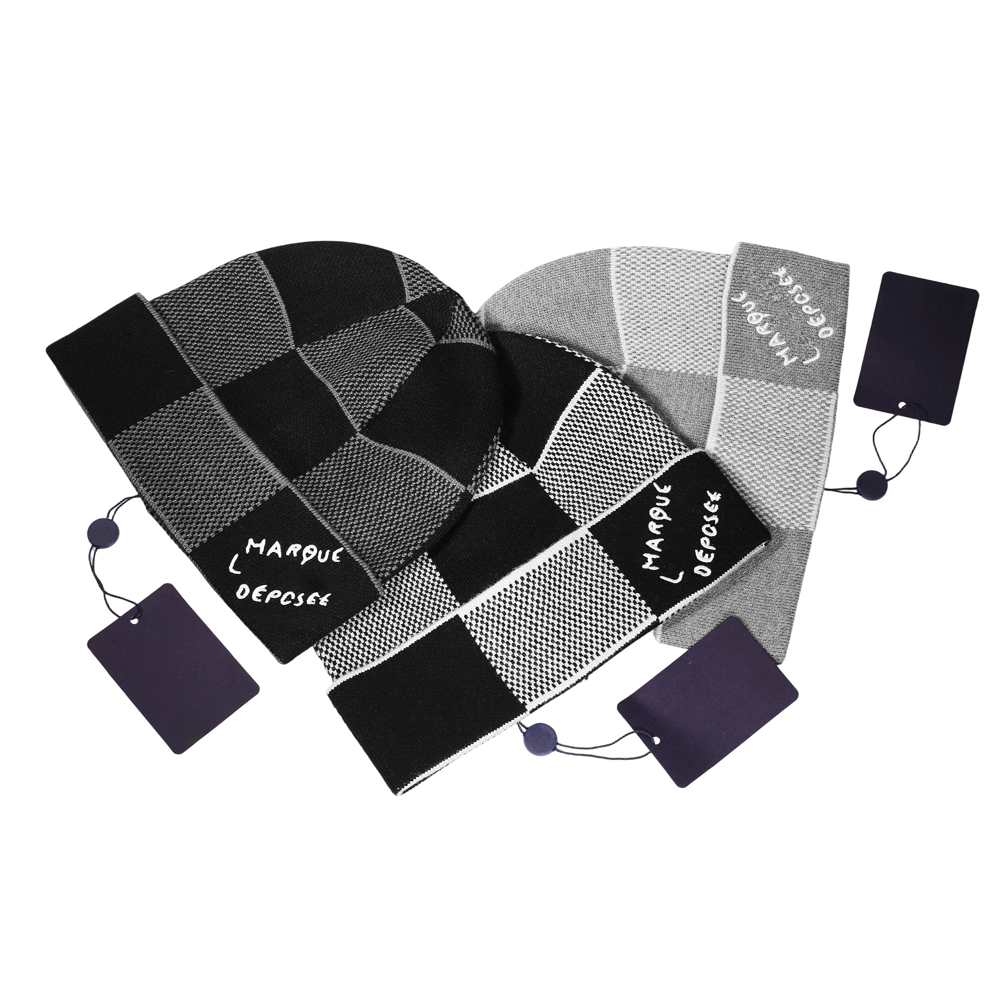 Beanie Mutze Top Fashion Designer Hats knitted hats Men's and Women's Beanie Winter hat Thermal Knit Hat Ski Bonnet High Quality Plaid Skull Hat Luxury warm Cap P227-3