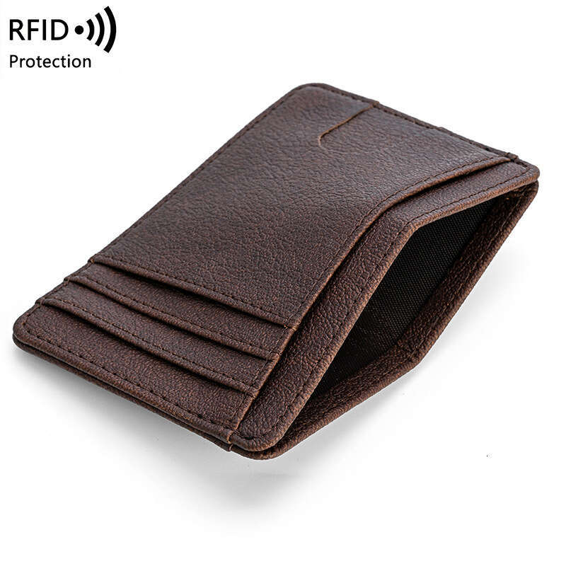 RFID Anti-Degaussing Holder with AirTag Slot and Multiple Card Slots
