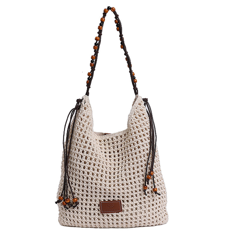 designer Korean Style Underarm Woven Bag 2025 Summer Beach Vacation Casual Straw Bag Large Capacity Simple Versatile Tote Bag