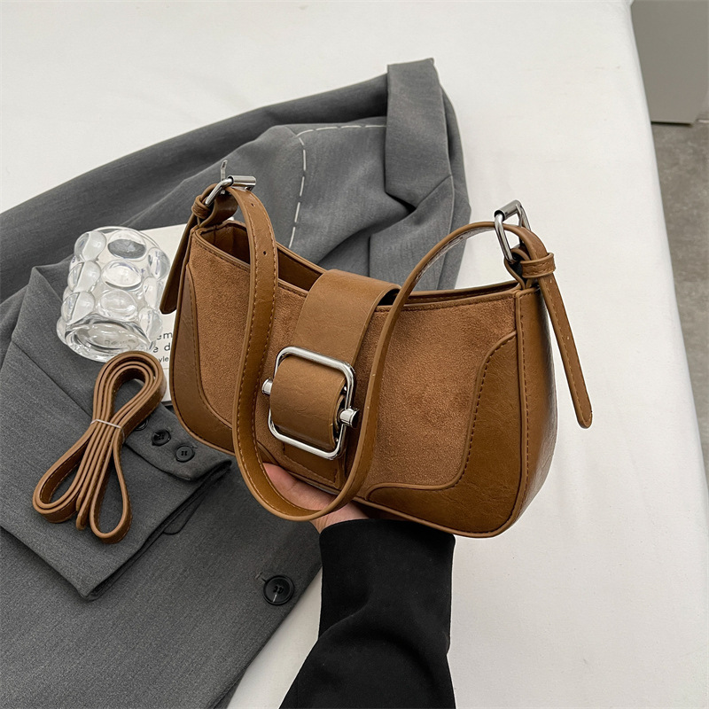 Free Shipping Designer Bag High-quality Underarm Bag Women's 2025 New Retro Fashion Wasteland Style Small Square Bag Commuting Shoulder Bag