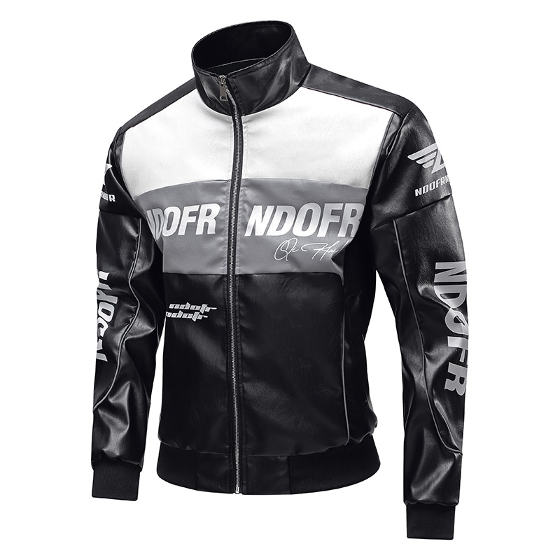 New loose, comfortable and fashionable leather jacket for men and women, high-end and trendy top, loose fit