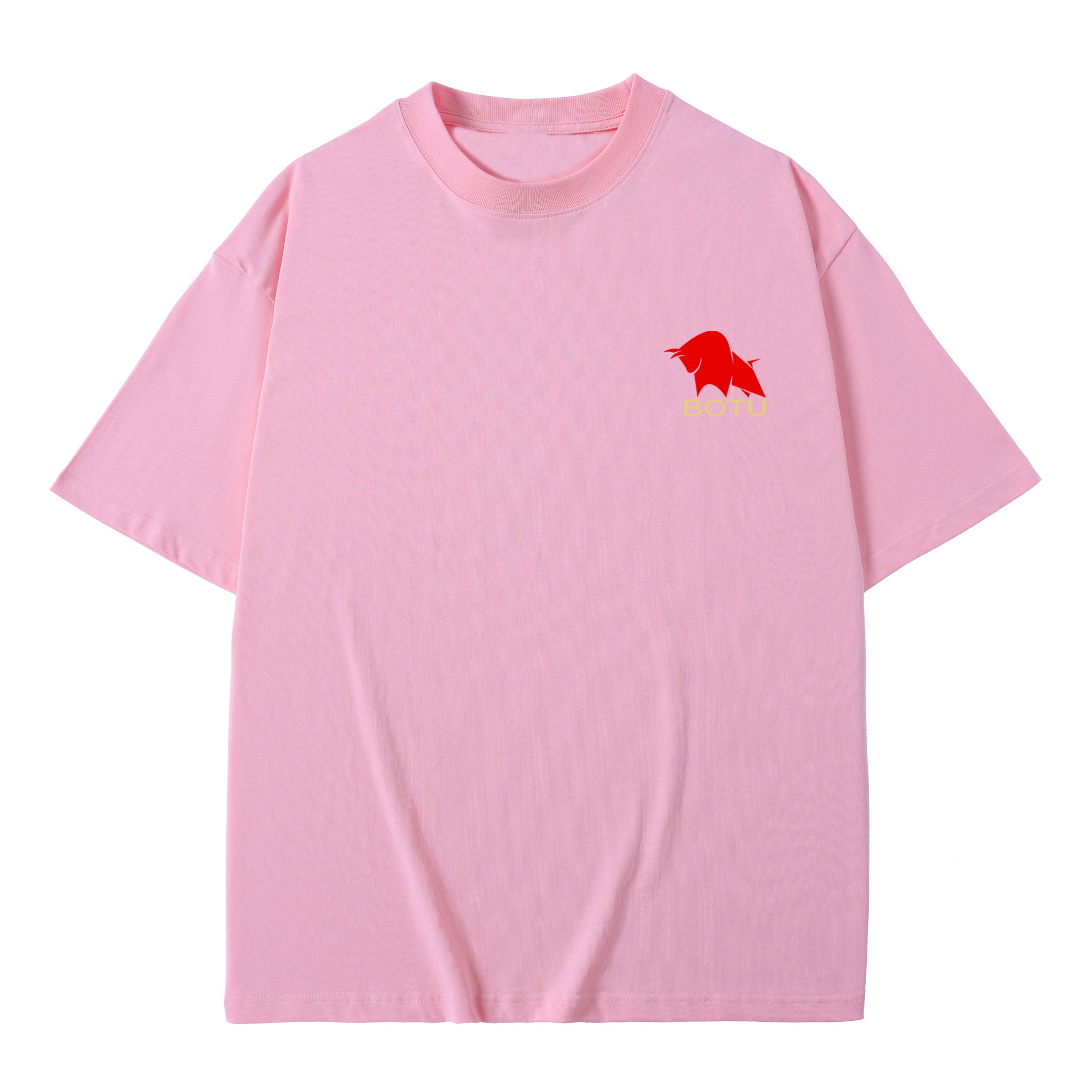 T-shirt men's top designer cotton T-shirt Silver the bull short sleeved clothing high-quality fashionable T-shirt BROADTRUE