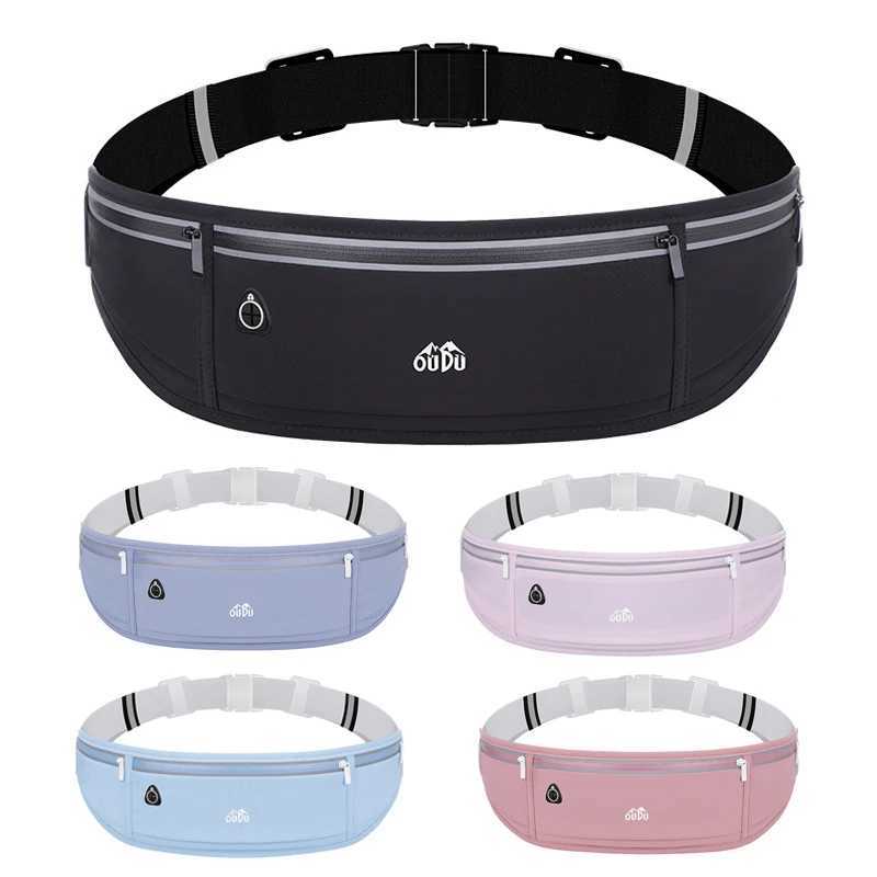 Sports Fanny Pack Women Running Belt Waist Bag Men Waterproof Gym Banana Bags Phone Pouch Run Accessories W250604