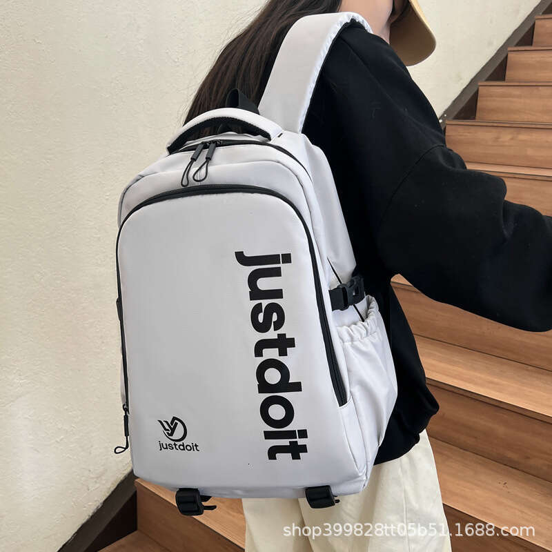 Korean Style Student Travel Men's Casual Backpack Simple Fashion Double Shoulder Large Capacity Laptop Bag