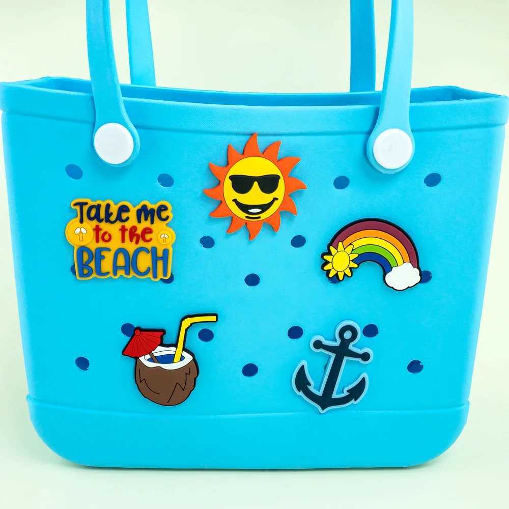 1pcs Coconut Ice Cream Drink Charms For Beach Bag Accessories Hat Glasses Handbag Decoration Flip Flops Tote Bag Accessories W250604