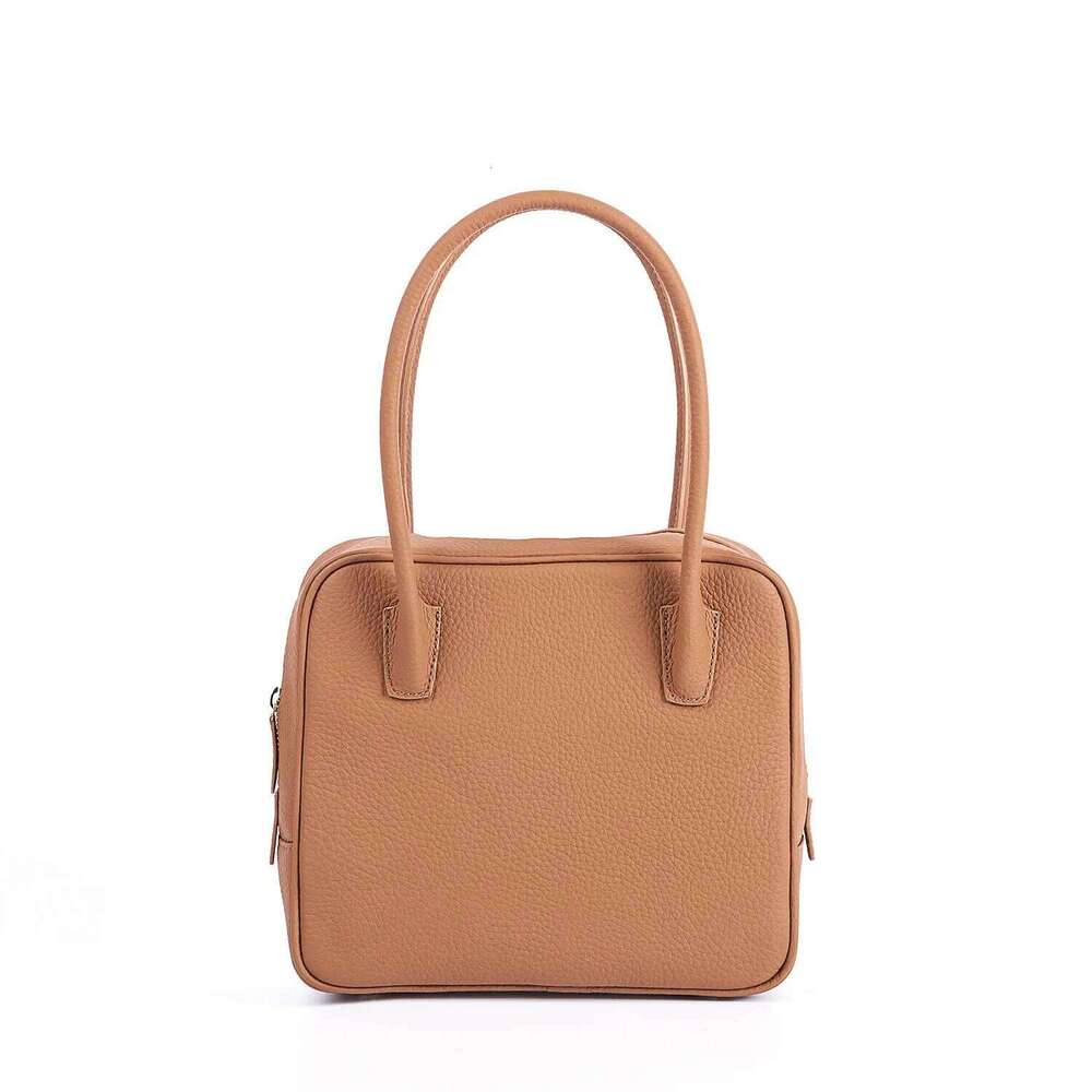 Women's Bags Designer Women's Wear New Arrival Autumn/Winter Nichedesign Korean Lerobe Small Square Bag Ins Celebrity Top Layer Cow Leather 