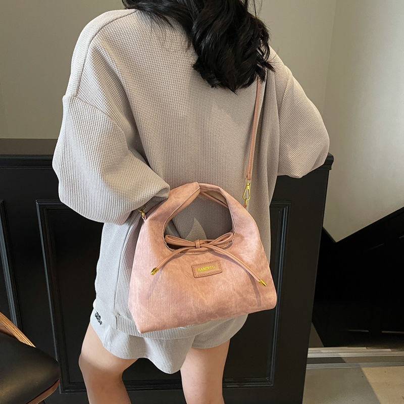 designer Bowknot Handbag Women's Bag 2025 New Spring Korean Fashion Handbag Versatile Shoulder Crossbody Dumpling