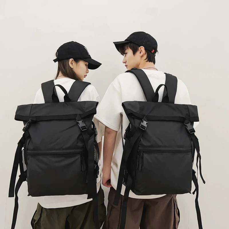 Fashion Daily Waterprooof Portable Women Men Backpacks Large Pockets Leisure Schoolbags Students Outdoors Bags 250530