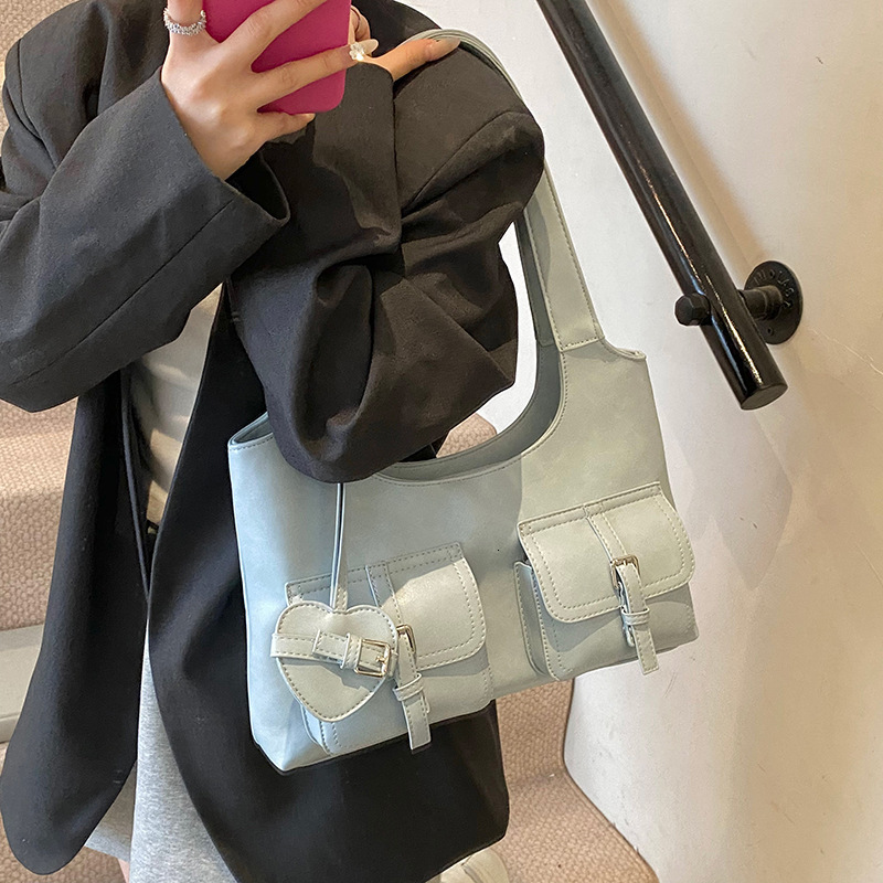 designer High-end Underarm Bag for Women, Commuter Bag 2025 New Large Capacity Fashion Single Shoulder Tote Bag Simple Handbag