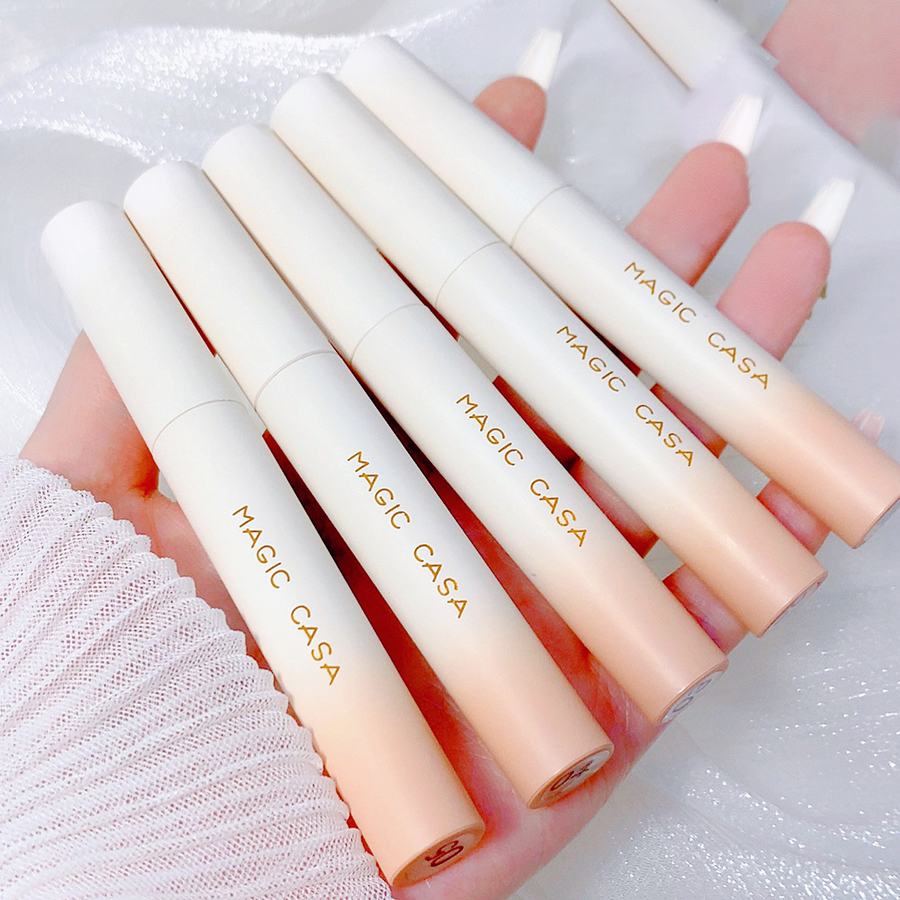 Corgi Lip Glaze Set 5pcs Boxes Corgi Matte Velvet Lip Glaze Lipstick Student Lip Gloss DH1004