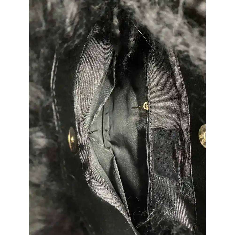 MWfur Handbag Fashion Long Hair Tote Bag Mongolian Lamb Fur Bags for Women
