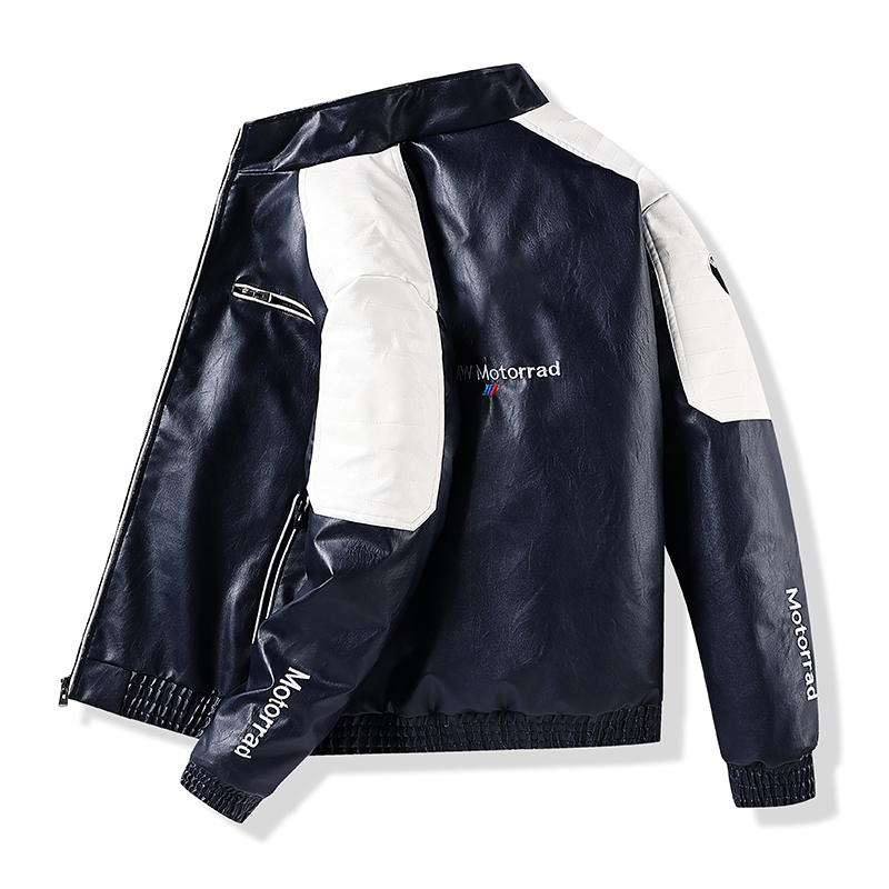 Leather jacket, light luxury style, new outerwear, men's and women's leather jackets, high-end and trendy top, loose fit