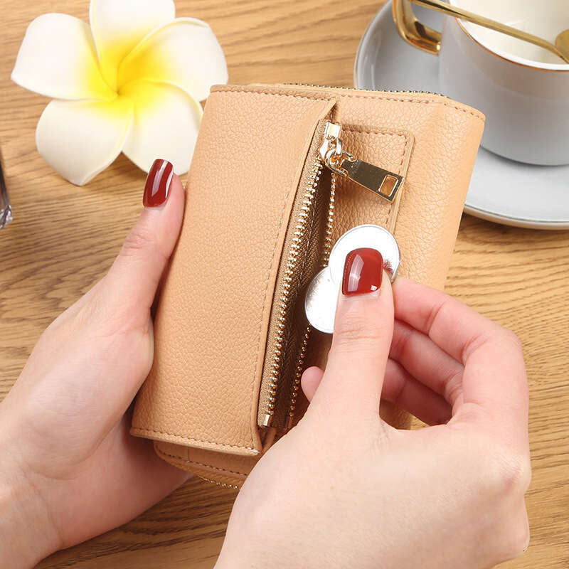 New Style Coin Purse Women's Wallet Lychee Grain Soft Leather Long Envelope Bag Simple Clutch