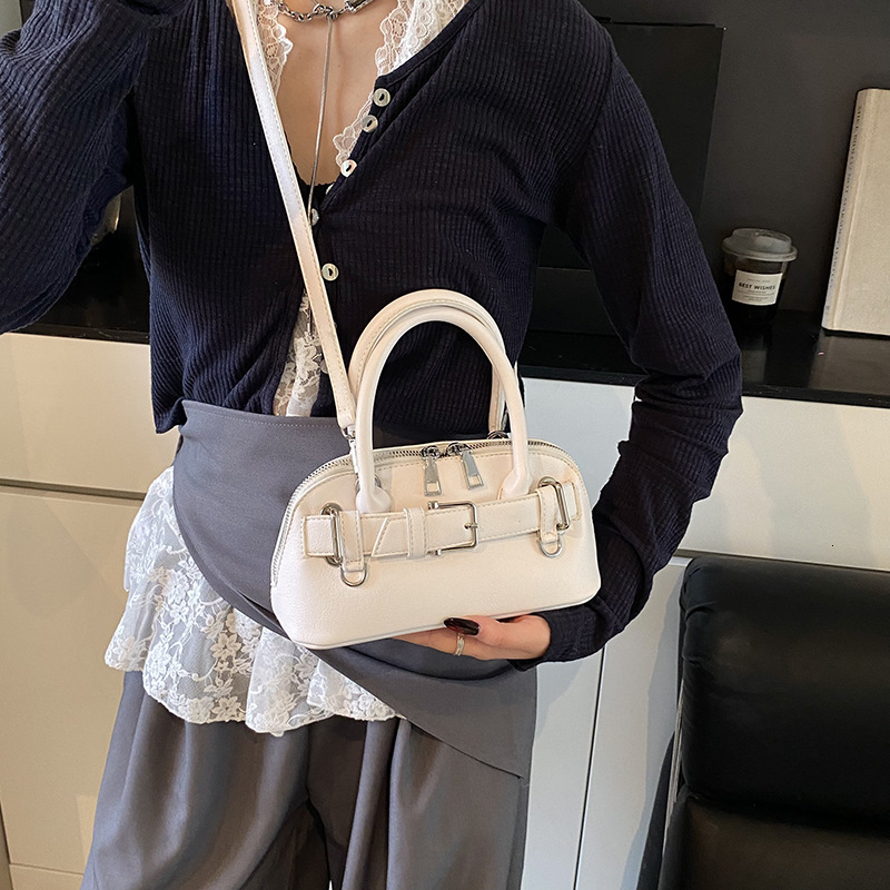 designer Korean Style Niche Handbag for Women 2025 New Fashion Versatile Shoulder Bag High-end Commuter Soft Leather Crossbody Bag