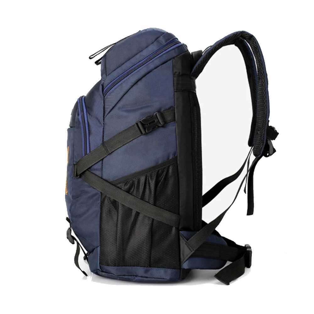 50L Outdoor Camping Backpack Hiking Bag Men Travel Bags Sports Tactical Rucksack Waterproof Climbing Mountaineering Bags XA935WA W250603