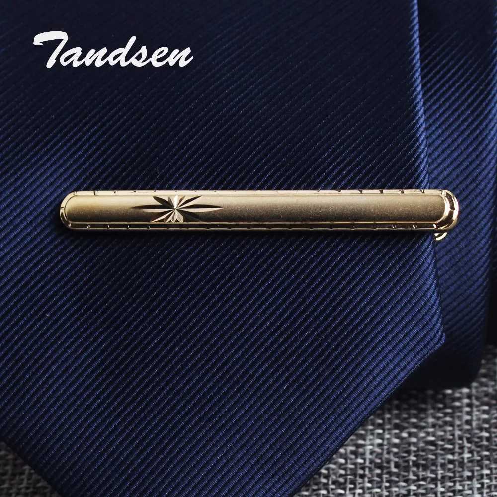 Tie Clip Classic Simple Style Pin Clasp Bar Rose Gold Color Male Business Necktie Clip Clasp Metal Men Jewelry W250604