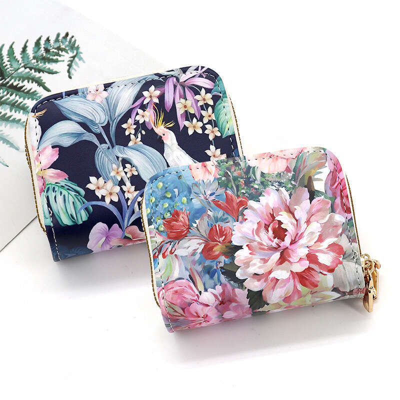 2025 New Chinese Style Holder Women, Large Capacity, Multiple Slots, Multifunctional Zipper Coin Purse, Anti-Degaussing Card Sleeve for Women