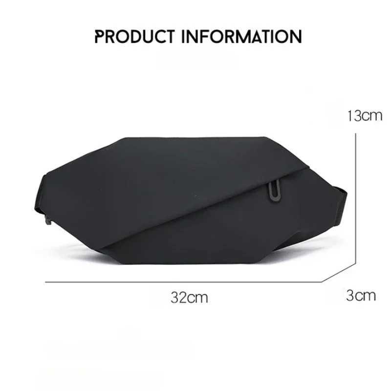 Mens Waterproof Fanny Pack Minimalist Outdoor Sports Running Jogging Waist Bag Stylish Crossbody Belt Bag Waist Bag for Men W250604