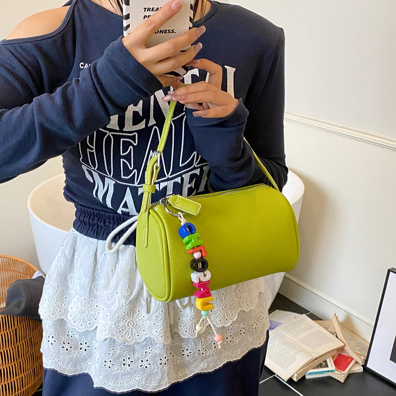 designer 2025 New Fashion Versatile Simple Casual Small Round Bag Single Shoulder Crossbody Bag Niche Mini Pillow Bag for Women