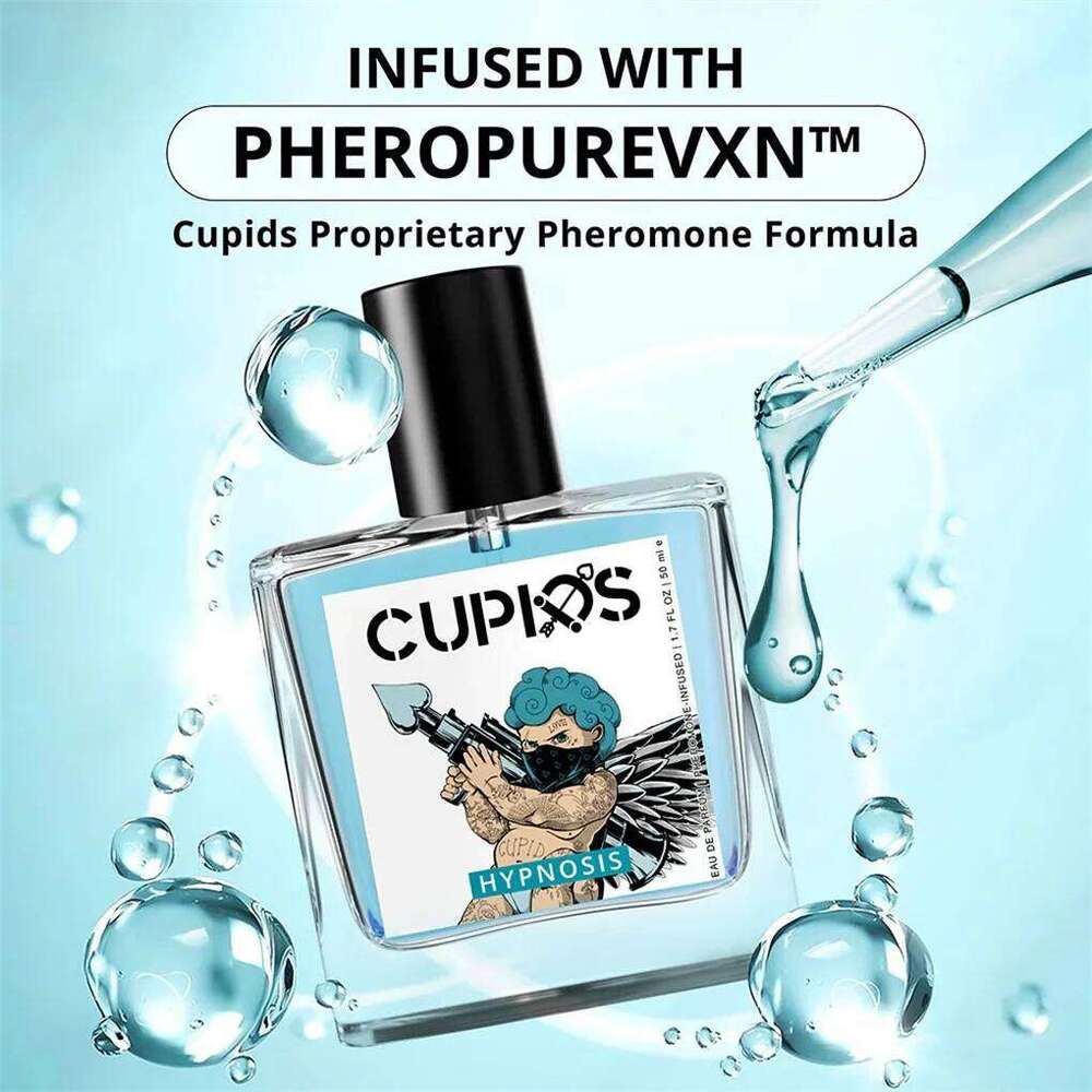 free shipping 50ML Original Cupid Men's Pheromone Cologne Lasting Mature Hypnotic Rich Fragrance High Quality Perfume Body Spray Fast Delivery