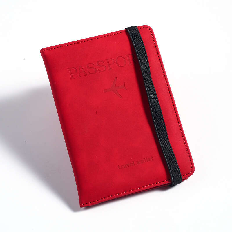 PU Leather RFID Multi-Card Slot Multi-Function Document Cover Passport Holder