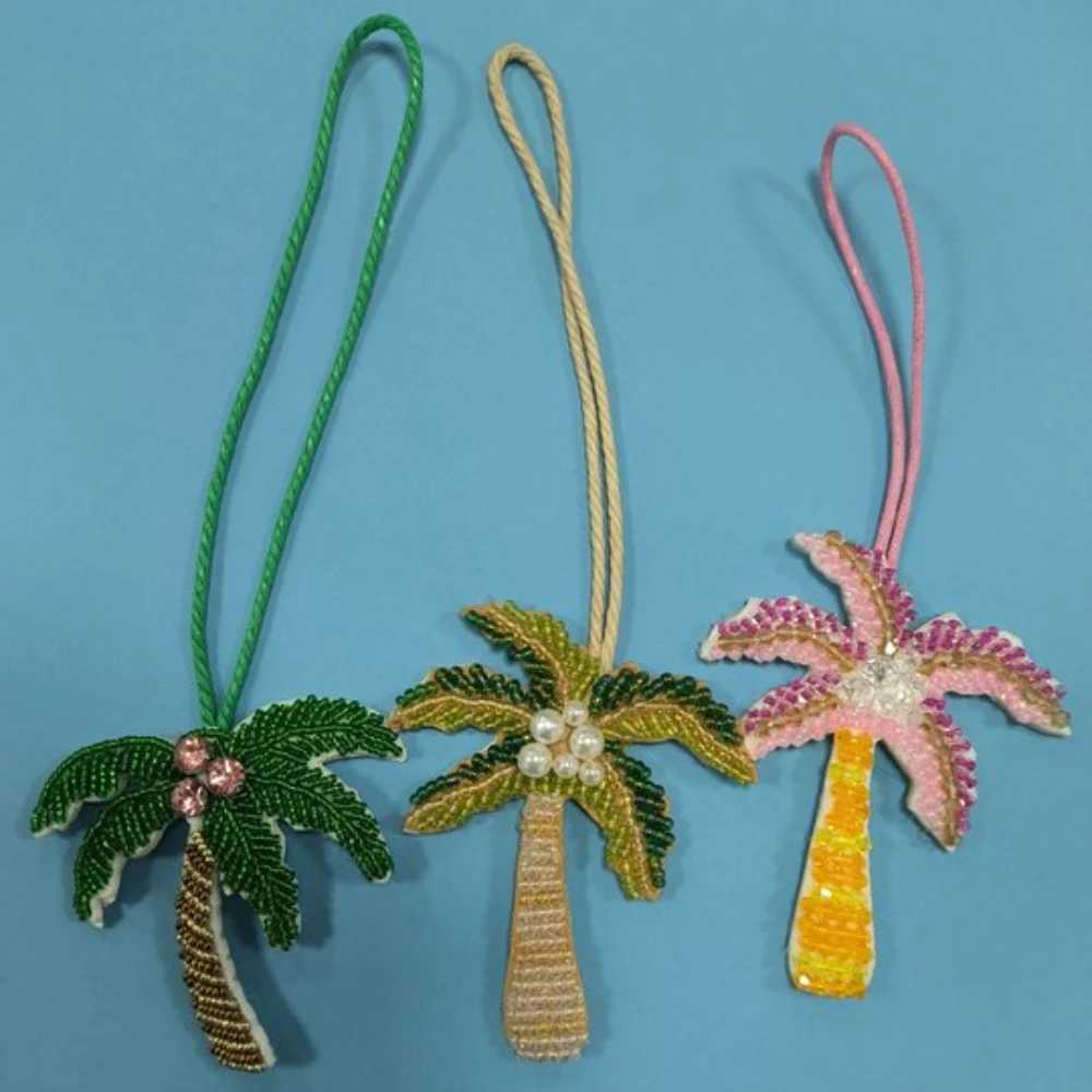 Handmade Beaded Animal/Plant Bag Charm Couple Pendant Purse/Handbag/Backpack/Wallet Hanging Decoration Keyring Accessories W250604