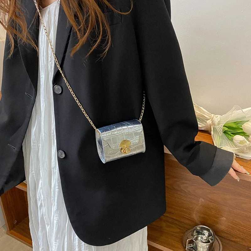 Fashion Travel Purse Mini Wallet Small Square Bag Girls Wallet Crossbody Bag Shoulder Bag for Women Black Gold SilverXJ251021