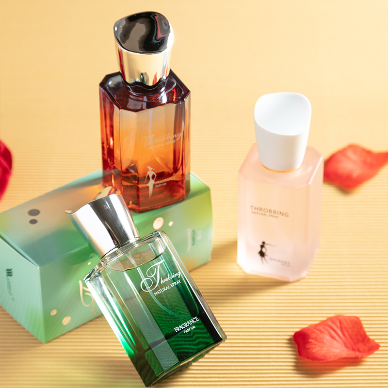 Beautiful posture, heartbeat women's perfume, high-end perfume, long-lasting women's floral fragrance, fresh and natural light fragrance who