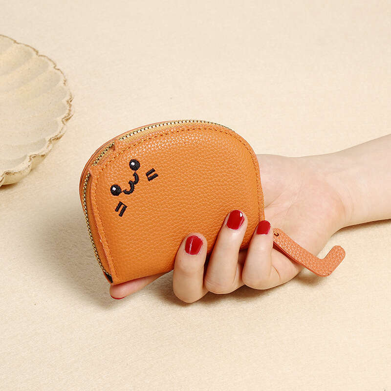 2025 New Cat Card Holder for Women, Compact and Cute, Multi-Card Slot, High-End Cartoon Coin Purse