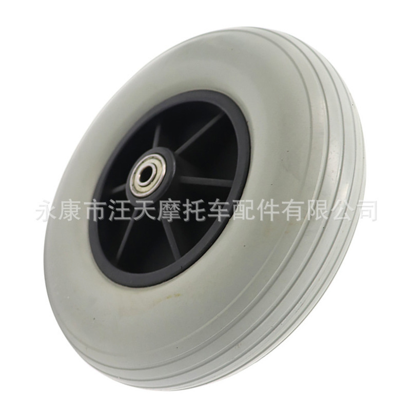 Electric Accessories Wheelchair PU 8inch 200x50 Solid Pneumatic Tire Front Small Wheel