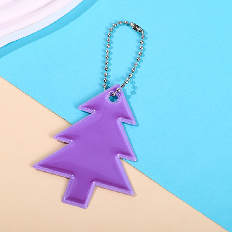 Christmas Tree Shaped Glow-in-the-Dark Backpack Pendant - Perfect Holiday Decorations with Multiple Color Options