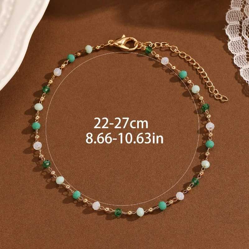 Bohemian Womens Anklets Beaded Stone Anklet Bracelet Summer Beach Anklets Gift For Girlfriend Mothers Day Gift W250604