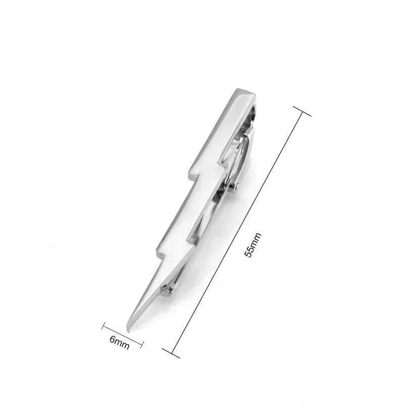 Geometric Copper Metal Tie Clip Creative Fashion Mens French Suit Shirt High-end Banquet Business Clothing Accessories Simple W250604