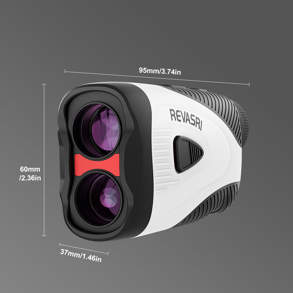 REVASRI Golf Rangefinder with Slope Switch, 1090 Yards Laser Range Finder with Flag Locking Vibration, 6X Magnification Monocular and USB-C Rechargeab
