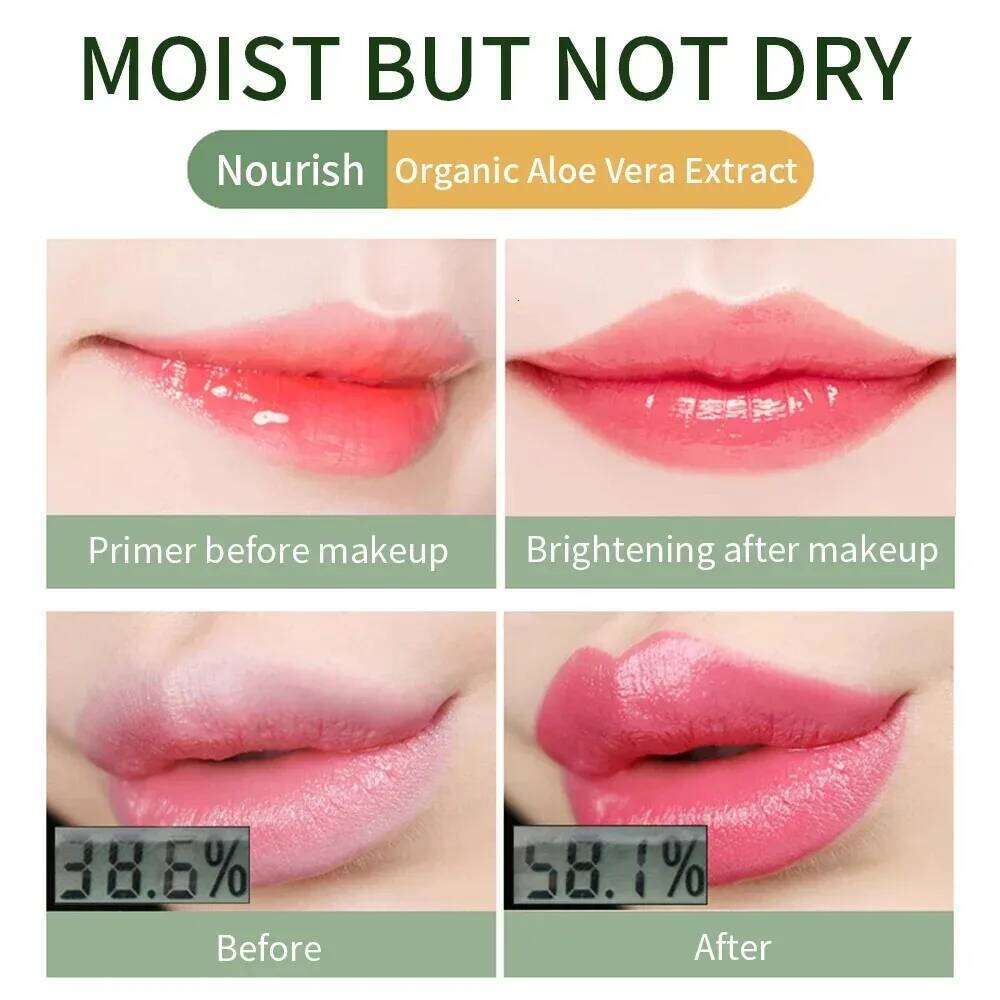 free shipping Aloe Vera Temperature Color Change Lipstick Moisturizing Balm Long Lasting Waterproof Nourishing Lip Korean Makeup Cosmetics