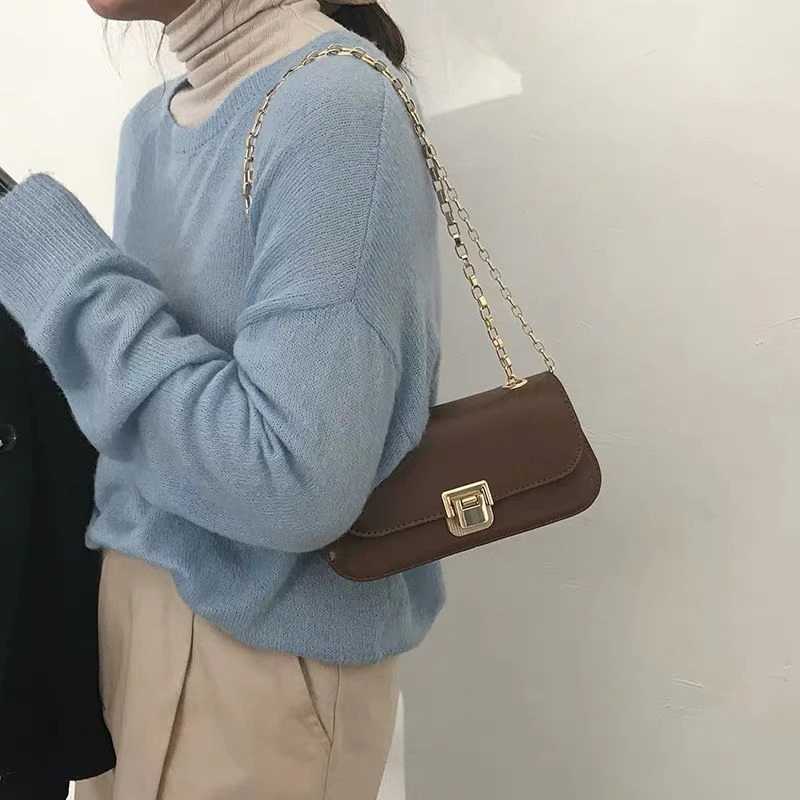 2025 new niche bag womens trendy retro armpit bag high-end and western-style chain bag versatile crossbody bag. XJ250604
