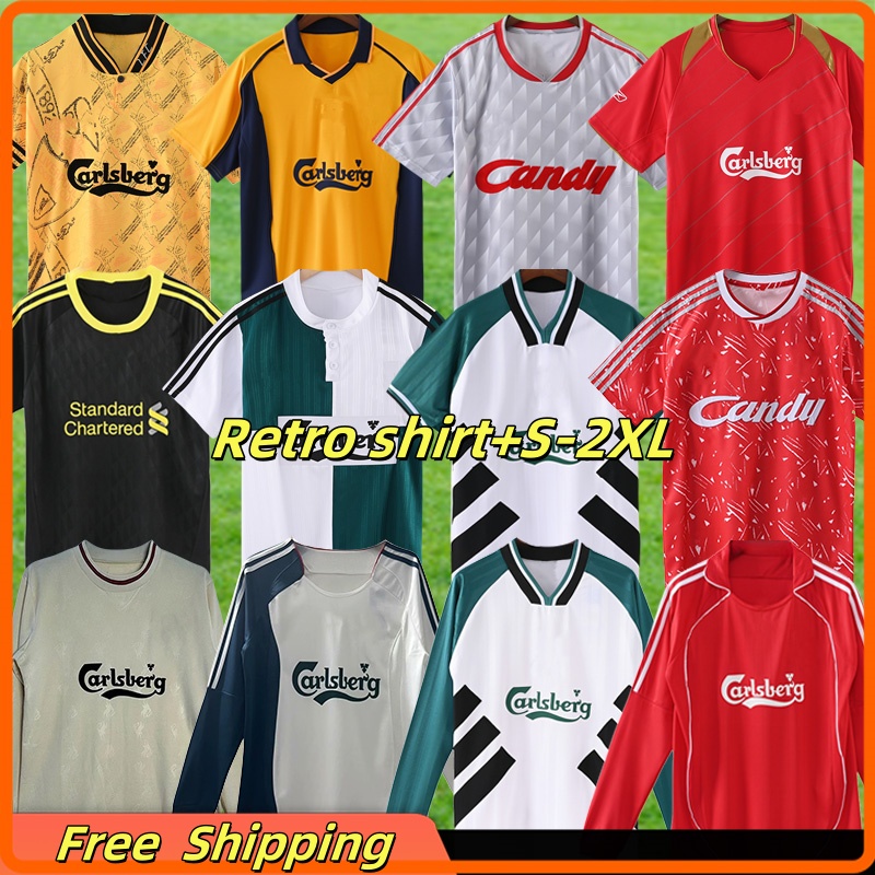 Classic Retro Soccer Jerseys 1993 95 96 97 98 Football Retro Shirts Gerrard Smicer Alonso FOWLER TORRES DALGLISH 1982 85 86 89 91 Maillot SUAREZ Kuyt Keane 2006 07 08 09